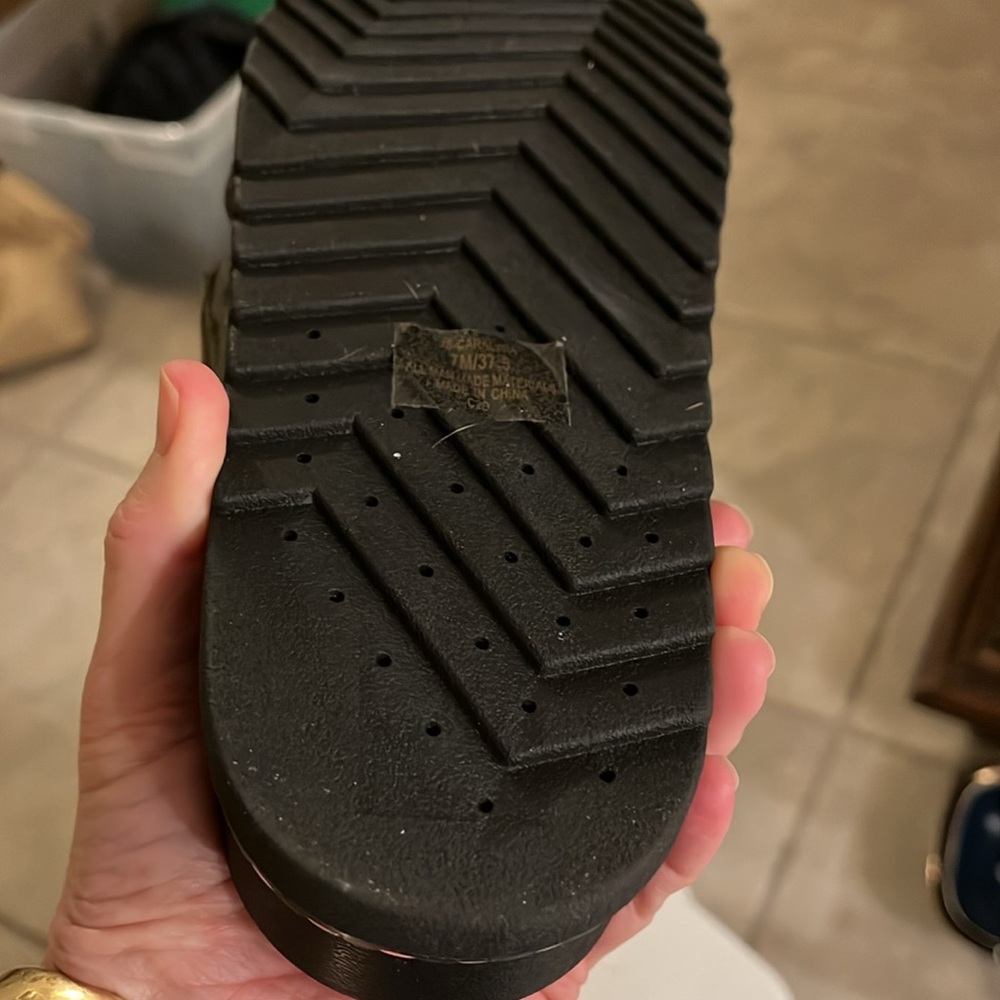 Jessica Simpson sandles black size 7 - Picture 2 of 4